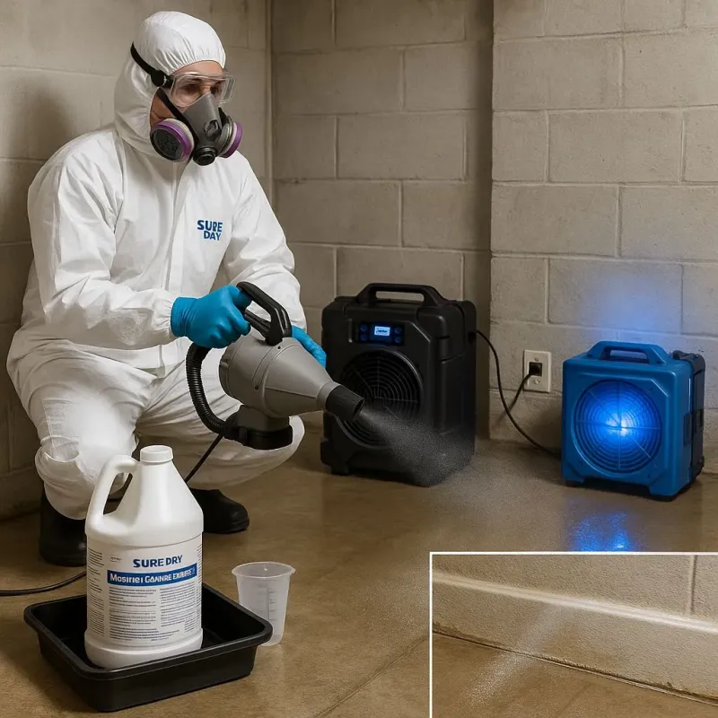 Sanitization and Odor Removal process in Escondido, CA