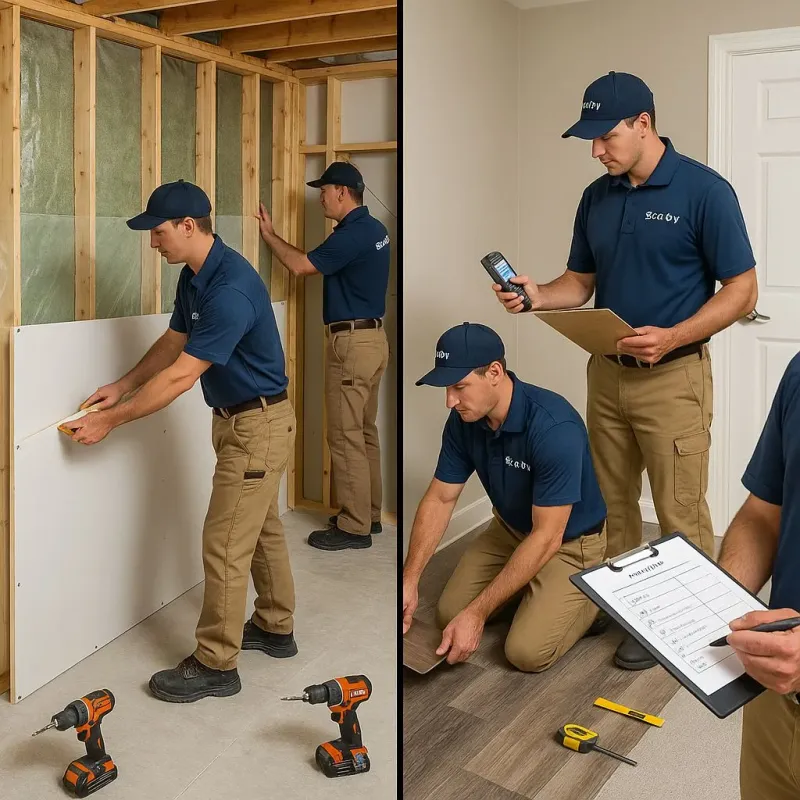 Repairs and Reconstruction process in Escondido, CA